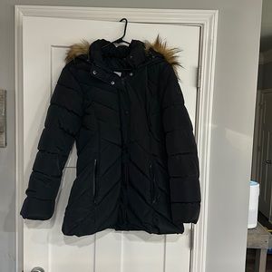 Madden girl hooded puffer coat